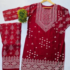 Smars Fashion Stitched New Chunri 2pc dress for women