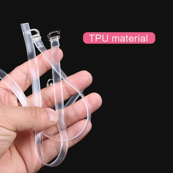 1 Pair Fashion Design High Quality Charm Women Convenient Silicone Detachable Shoes Belt Ankle Shoe Tie Lady Strap Lace Band - Image 3
