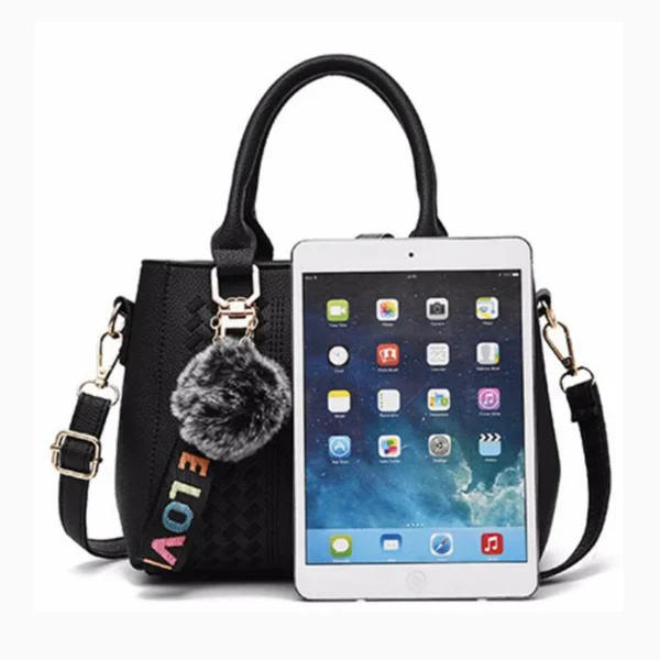 Embroidery Messenger Bags Women Leather Handbags Bags for Women Sac a Main Ladies hair ball Hand Bag - Image 22