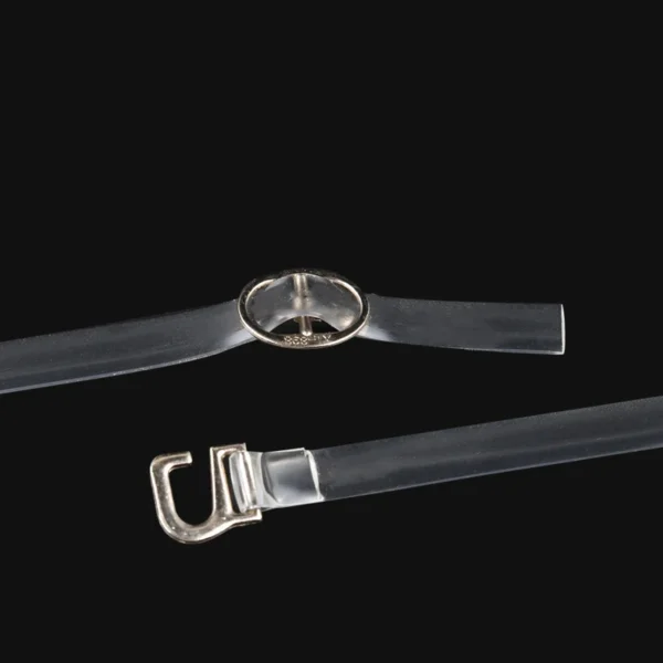 1 Pair Fashion Design High Quality Charm Women Convenient Silicone Detachable Shoes Belt Ankle Shoe Tie Lady Strap Lace Band - Image 4