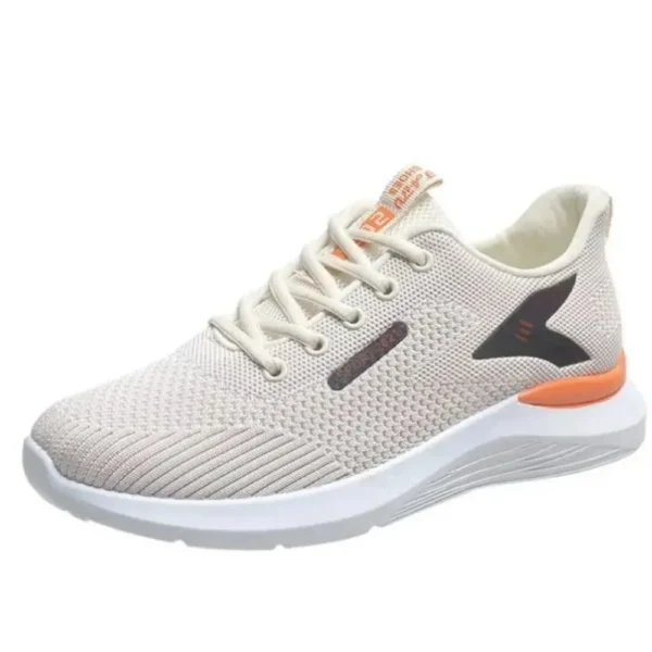 2025 New Women's Summer Thin Bottom Breathable Sports Shoes Black Air Mesh Lightweight Casual Walking Shoes Lace-up Casual - Image 5