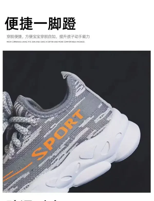 Kids Shoes  Boys Sneakers Breathable Knit Casual Running Shoes Lightweight Girls Casual Shoes little big kid - Image 13