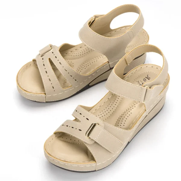 Women Sandals Soft Bottom Wedge Heels Sandals Summer Shoes Women Platform Sandalias Mujer Elegant Wedges Shoes For Women Tacon - Image 5