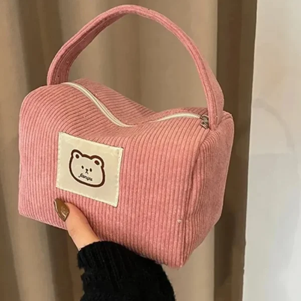 Cosmetic Bags for Women Plush Cute Handbag Summer Fashion Soft Comfortable Large Capacity Trendy Handbag for Women With Handle - Image 11