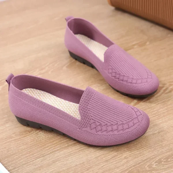 New Mesh Breathable Sneakers Women Breathable Light Slip on Flat Casual Shoes Ladies Loafers Socks Shoes Women Zapatillas Mujer - Image 3