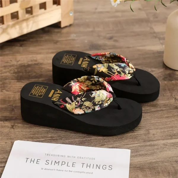 2025 Fashion Women Flip Flops Summer Beach Platform Slippers Casual Outside Wedges Sandals Summer Women Shoes - Image 8