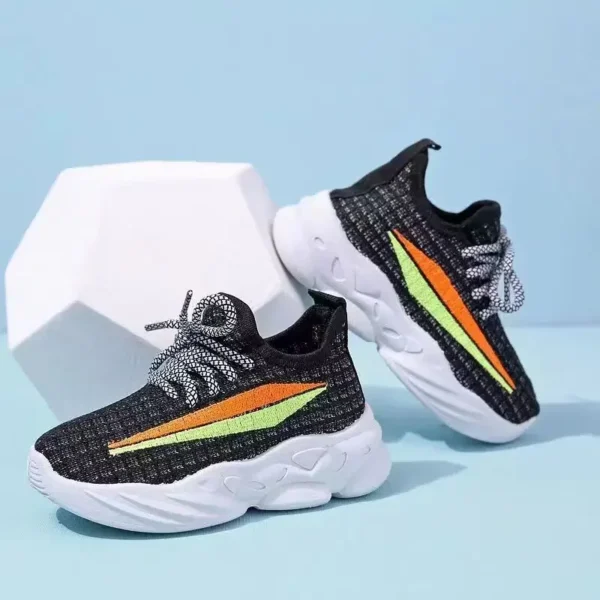 Kids Shoes  Boys Sneakers Breathable Knit Casual Running Shoes Lightweight Girls Casual Shoes little big kid - Image 7