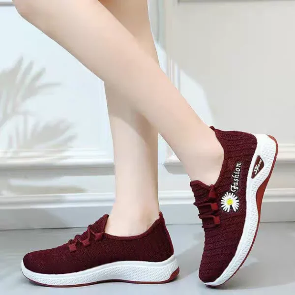 NEW Trendy Coconut Shoes Fashionable Women's Sports Shoes with Breathable Soft Soled Mesh, Lightweight Casual Flats - Image 8