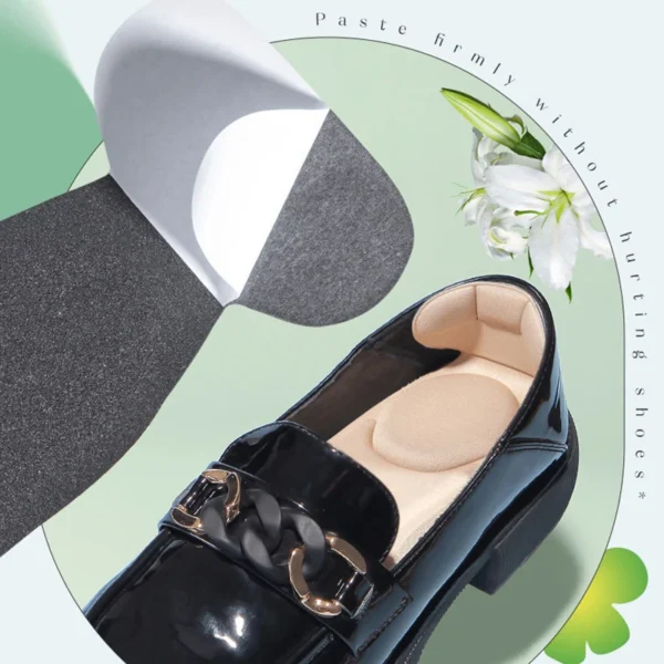 Memory Foam Insoles Women High-heel Shoes Insoles Anti-slip Cutable Insole Comfort Breathable Heel Protection Massage Shoe Pads - Image 5