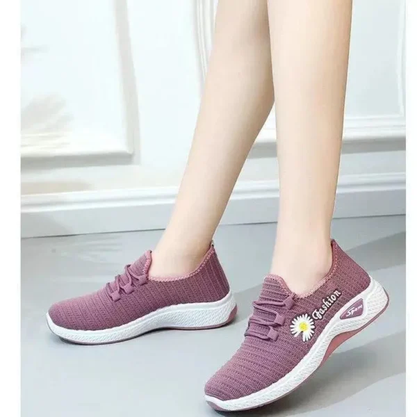 NEW Trendy Coconut Shoes Fashionable Women's Sports Shoes with Breathable Soft Soled Mesh, Lightweight Casual Flats - Image 7