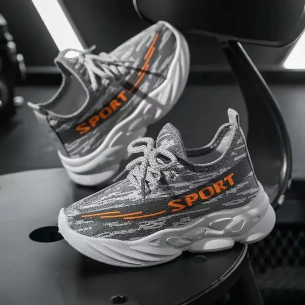 Kids Shoes  Boys Sneakers Breathable Knit Casual Running Shoes Lightweight Girls Casual Shoes little big kid - Image 6