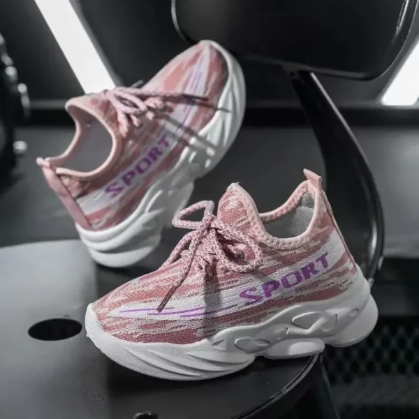 Kids Shoes  Boys Sneakers Breathable Knit Casual Running Shoes Lightweight Girls Casual Shoes little big kid - Image 4