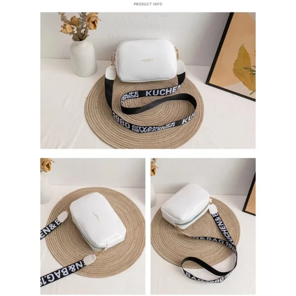Women's Bag Small New Spring And Summer Square Contrasting Letters Single Shoulder Crossbody - Image 5