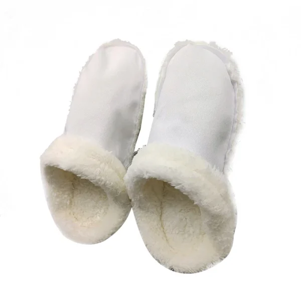 1pair Hole Shoes Velvet Liner Winter Warm Shoes Covers Thickened Soft Shoes Cover Detachable Cotton Sleeve Plush Inner Liner - Image 8
