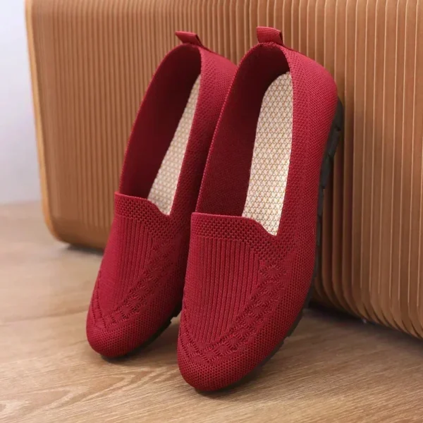 New Mesh Breathable Sneakers Women Breathable Light Slip on Flat Casual Shoes Ladies Loafers Socks Shoes Women Zapatillas Mujer - Image 8