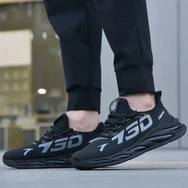 Men's casual light mesh sports shoes summer breathable cool running shoes fashion soft sole comfortable non slip male's sneakers - Image 5