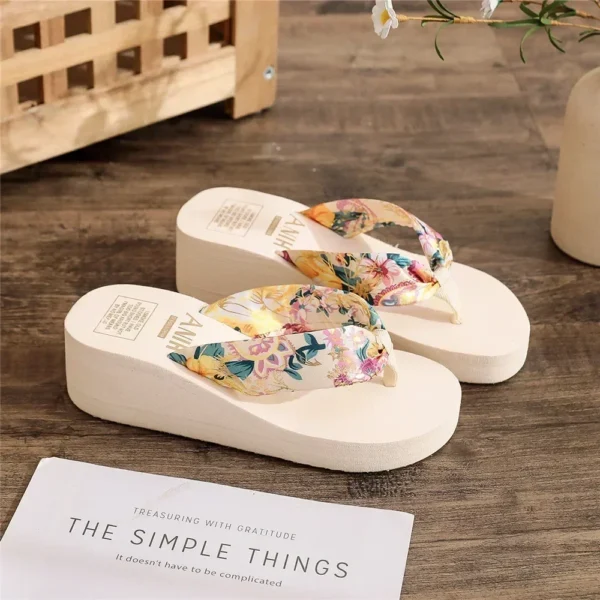 2025 Fashion Women Flip Flops Summer Beach Platform Slippers Casual Outside Wedges Sandals Summer Women Shoes - Image 7