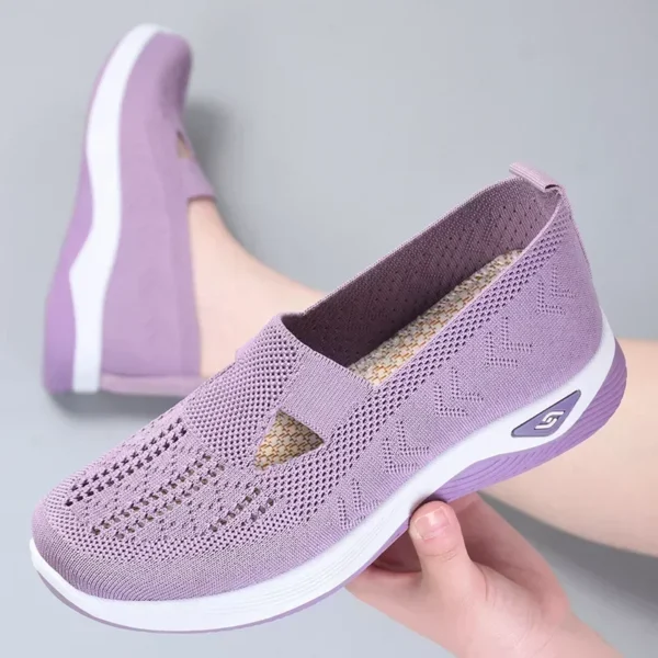New arrival Summer New Comfort Casual Women's Shoes Fashion Soft Sole Breathable Hollow Out Flat Shoe for Women Zapatos De Mujer - Image 4