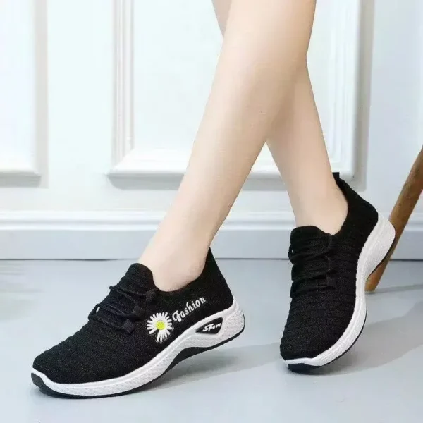 NEW Trendy Coconut Shoes Fashionable Women's Sports Shoes with Breathable Soft Soled Mesh, Lightweight Casual Flats - Image 9
