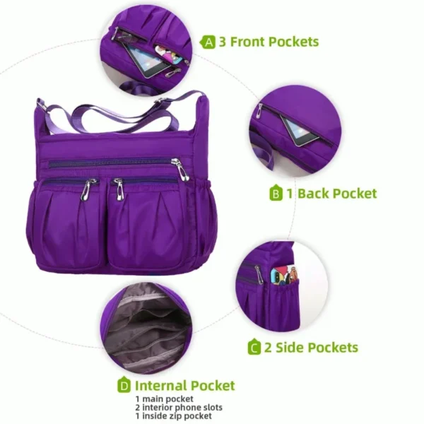 Women Nylon Waterproof Bag Messenger Bags For Lady Crossbody Large Capacity Travel Shoulder Bag Casual Handbags High Quality - Image 53