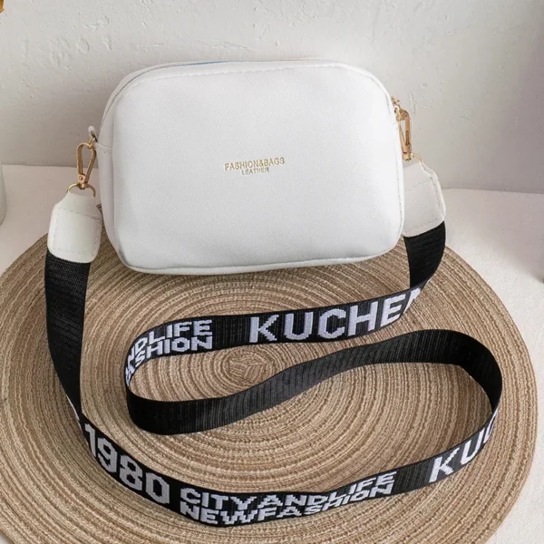 Women's Bag Small New Spring And Summer Square Contrasting Letters Single Shoulder Crossbody - Image 11