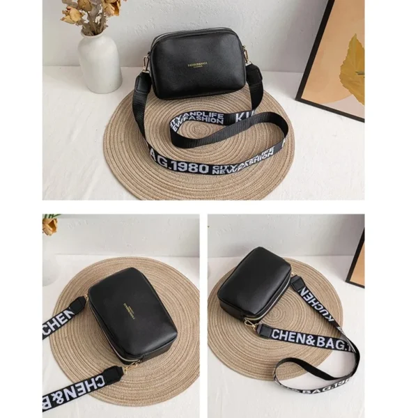 Women's Bag Small New Spring And Summer Square Contrasting Letters Single Shoulder Crossbody - Image 4