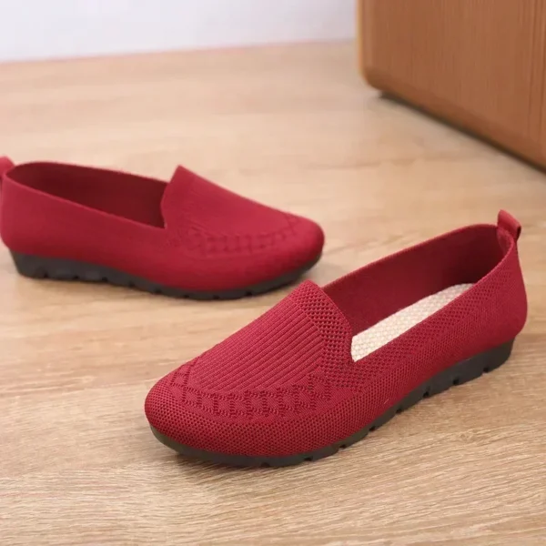 New Mesh Breathable Sneakers Women Breathable Light Slip on Flat Casual Shoes Ladies Loafers Socks Shoes Women Zapatillas Mujer - Image 4