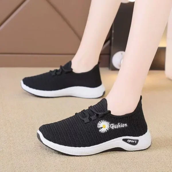 NEW Trendy Coconut Shoes Fashionable Women's Sports Shoes with Breathable Soft Soled Mesh, Lightweight Casual Flats - Image 6
