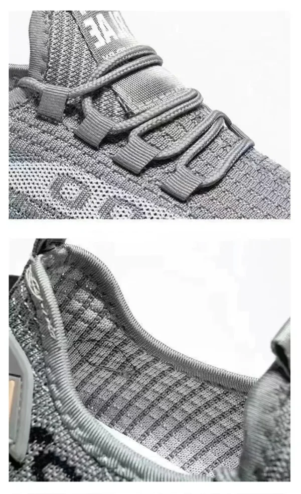 Net shoes a slip-on men's sports shoes net shoes breathable lazy shoes light soft sole casual shoes men's shoes new - Image 11