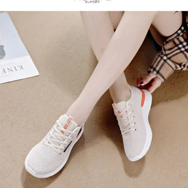 new Sneakers Women Platform Flat Shoes Woman Shoes Green Casual Trainers Ladies Chunky Sneakers Women Shoes - Image 2