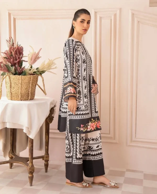 Samar's Fashion Trendy Stitched New Arrival Printed 2pc Dress For Women and Young Girls Trendy Outfit - Image 3