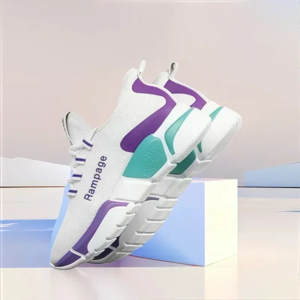 Fashionable and simple new women's shoes, comfortable women's shoes, spring and autumn lace-up comfortable light sports shoes
