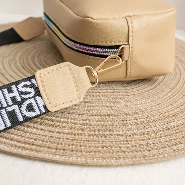Women's Bag Small New Spring And Summer Square Contrasting Letters Single Shoulder Crossbody - Image 16