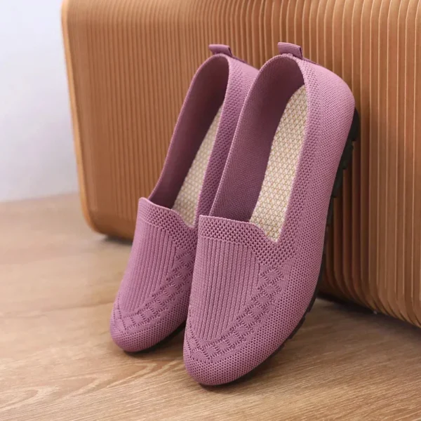 New Mesh Breathable Sneakers Women Breathable Light Slip on Flat Casual Shoes Ladies Loafers Socks Shoes Women Zapatillas Mujer - Image 7