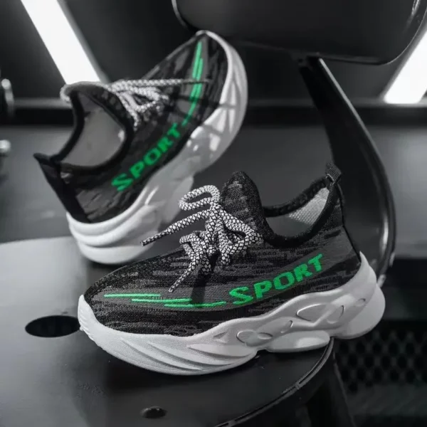 Kids Shoes  Boys Sneakers Breathable Knit Casual Running Shoes Lightweight Girls Casual Shoes little big kid - Image 3